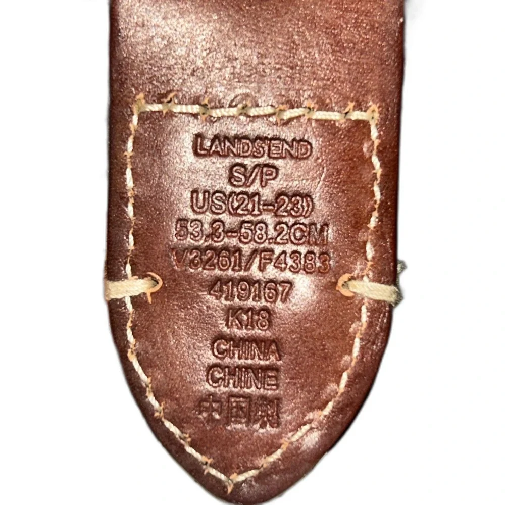 Land's End Genuine Leather Men's Belt